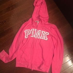 PINK Zip Up Hoodie